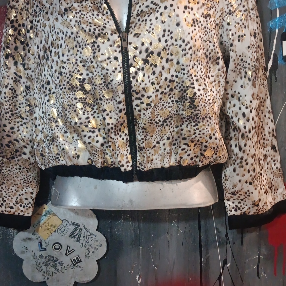 Leopard Print Women's Jacket - Picture 2 of 7